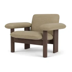 Butaca Brasilia low back, Dark oak-Audo Bouclé 02*Audo Copenhagen Outlet