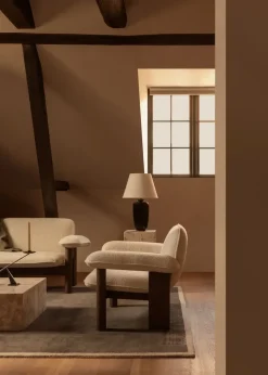 Butaca Brasilia low back, Walnut-Cabanon Soft FCL7029-04*Audo Copenhagen Best