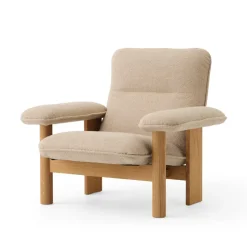 Butaca Brasilia, Oiled oak-Bouclé 02*Audo Copenhagen New