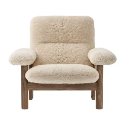 Butaca Brasilia, Walnut-Nature sheepskin curly*Audo Copenhagen Best