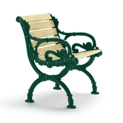 Butaca Byarum, Pino impregnado, soporte verde*Byarums bruk Discount