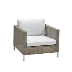 Butaca Connect weave, Taupe, dynset Natté white*Cane-line Sale