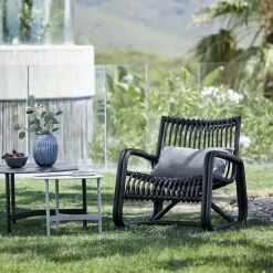 Butaca Curve, Lava grey*Cane-line Sale