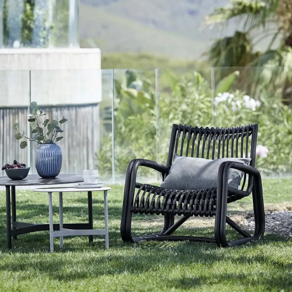 Butaca Curve, Lava grey*Cane-line Sale