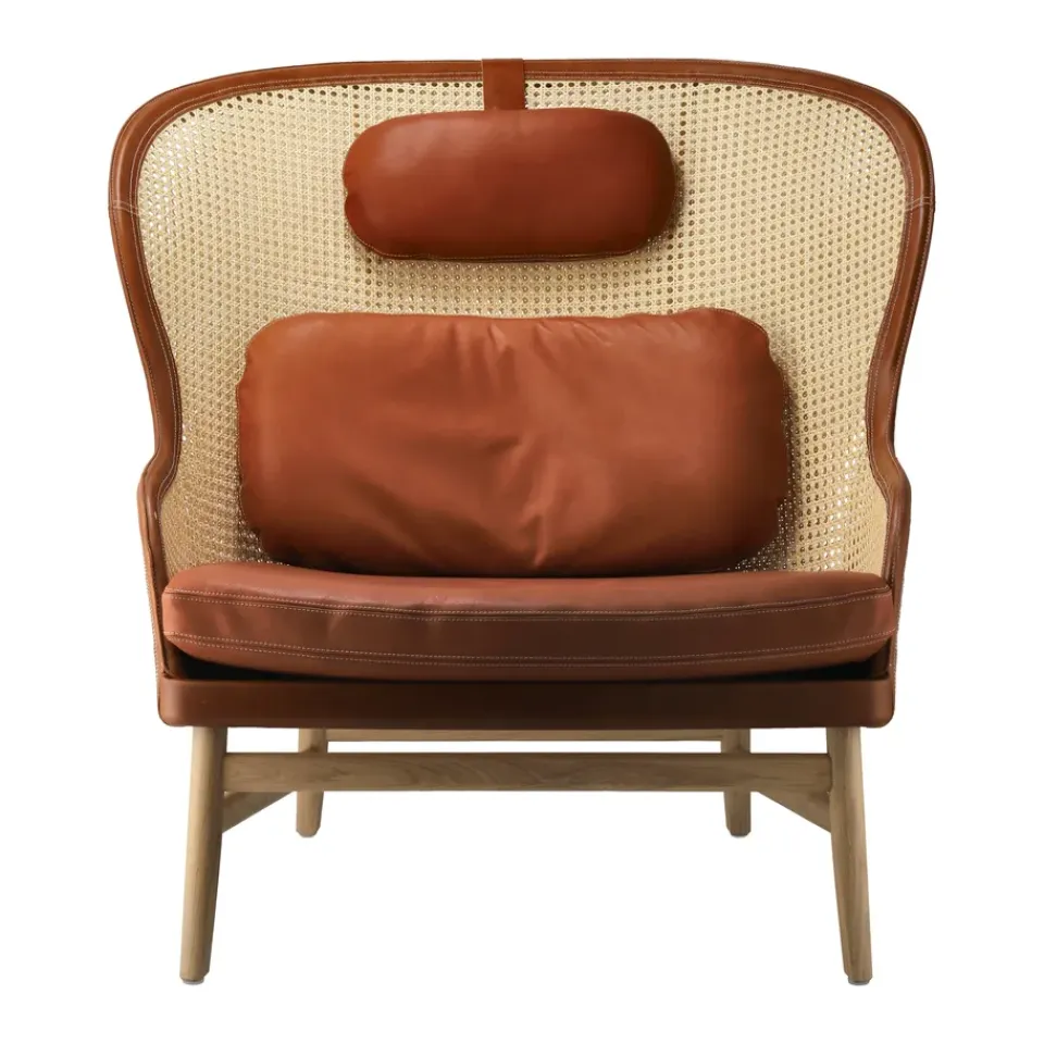 Butaca Dandy, Roble-natural-cuero Tärnsjö cognac*Gärsnäs New