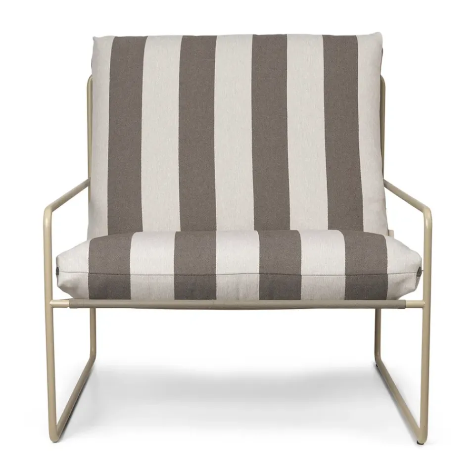 Butaca Desert, Cash stripe-chocolate*Ferm Living Sale