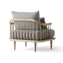 Butaca Fly SC1, Roble claro aceitado + beige tela*&Tradition Outlet