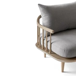 Butaca Fly SC1, Roble claro aceitado + beige tela*&Tradition Outlet