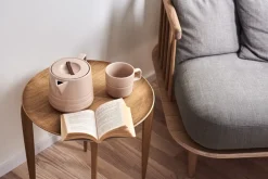 Butaca Fly SC1, Roble claro aceitado + beige tela*&Tradition Outlet