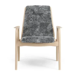 Butaca Laminett haya lacada/piel de oveja, Scandinavian Grey (gris)*Swedese Online