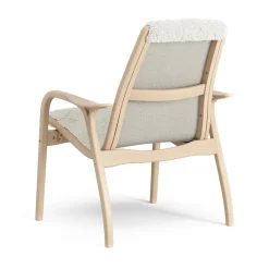 Butaca Laminett haya lacada/piel de oveja, Offwhite (blanco)*Swedese Hot