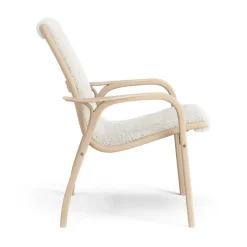 Butaca Laminett haya lacada/piel de oveja, Offwhite (blanco)*Swedese Hot