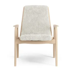 Butaca Laminett haya lacada/piel de oveja, Offwhite (blanco)*Swedese Hot