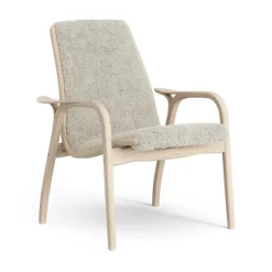 Butaca Laminett roble pigmentado blanco/piel de oveja, Moonlight*Swedese Clearance