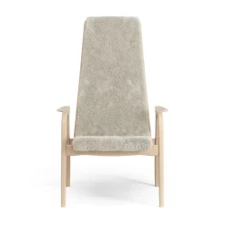 Butaca Lamino haya lacada/piel de oveja, Moonlight*Swedese Sale