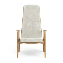 Butaca Lamino roble aceitado/piel de oveja, Offwhite (blanco)*Swedese Hot