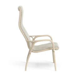Butaca Lamino roble pigmentado blanco/piel de oveja, Moonlight*Swedese Discount