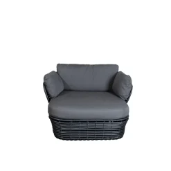 Butaca Lounge Basket, Graphite grey, incl. cojines es*Cane-line Discount