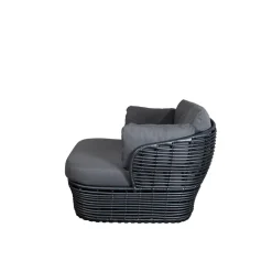 Butaca Lounge Basket, Graphite grey, incl. cojines es*Cane-line Discount