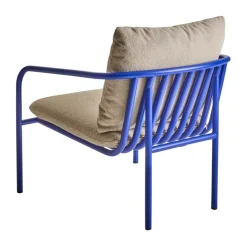 Butaca Lounge Bendt, Teddy beige-indigo blue*Brafab