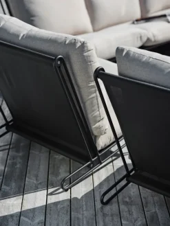 Butaca Lounge Blixt, Negro-sky grey*Brafab New