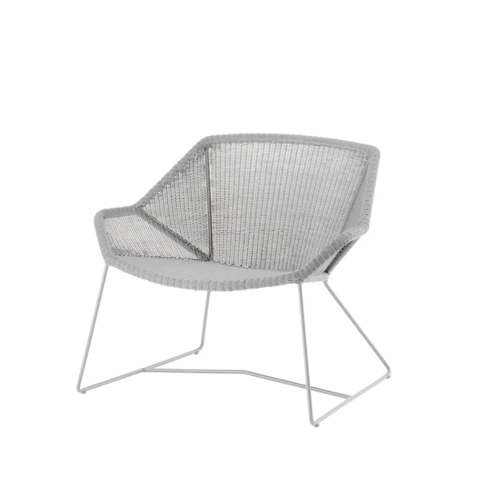 Butaca Lounge Breeze weave, White grey*Cane-line Hot
