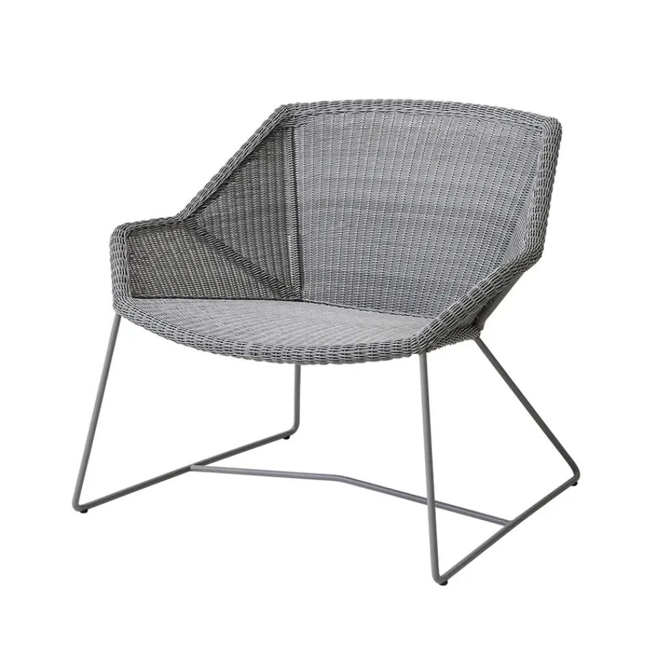 Butaca Lounge Breeze weave, Light grey*Cane-line Outlet