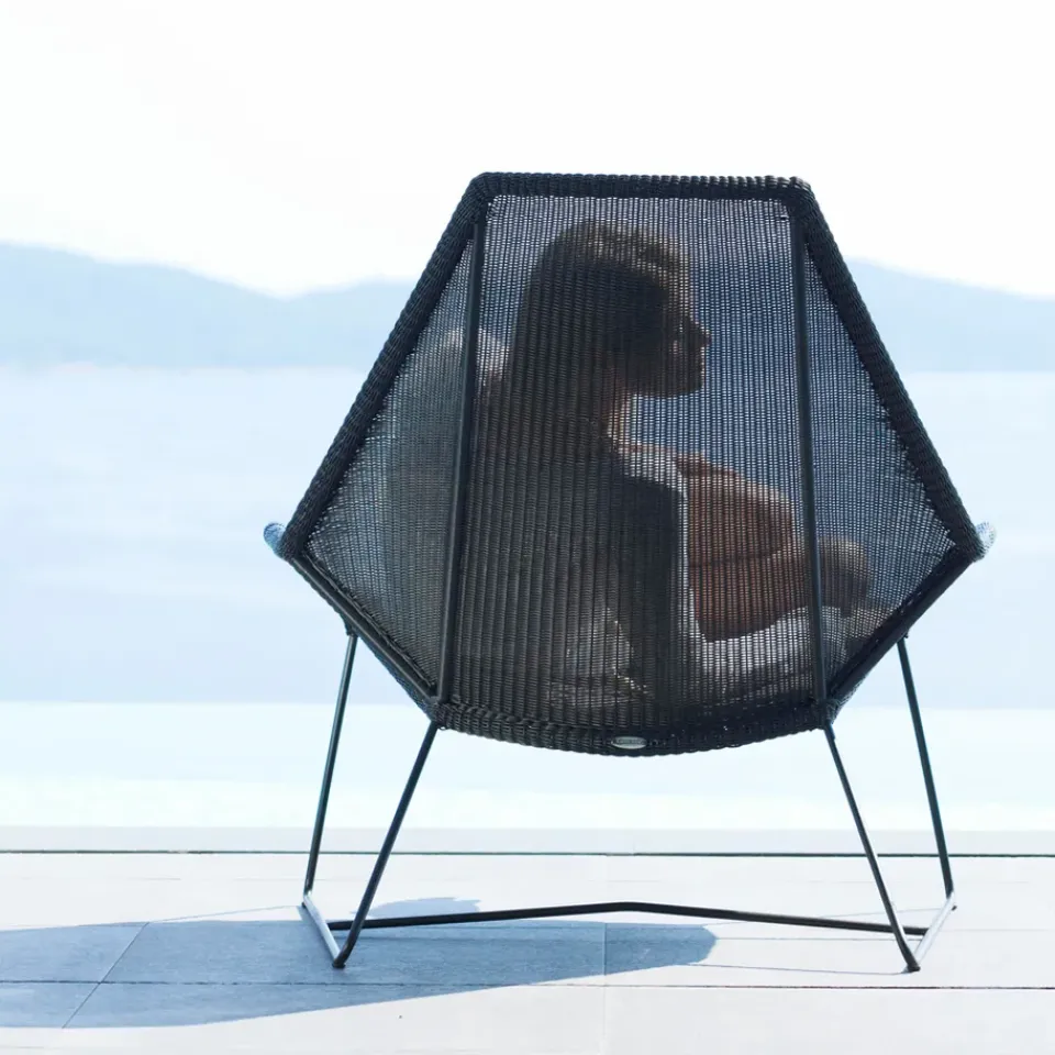 Butaca Lounge Breeze weave, Light grey*Cane-line Outlet