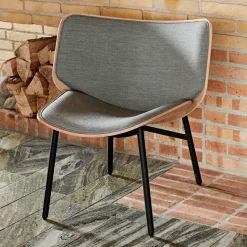 Butaca lounge Dapper, Steelcut trio 446 -roble-estructura negra*HAY Clearance