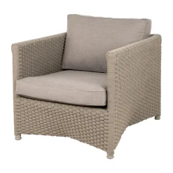Butaca Lounge Diamond soft rope, Natté taupe*Cane-line Best