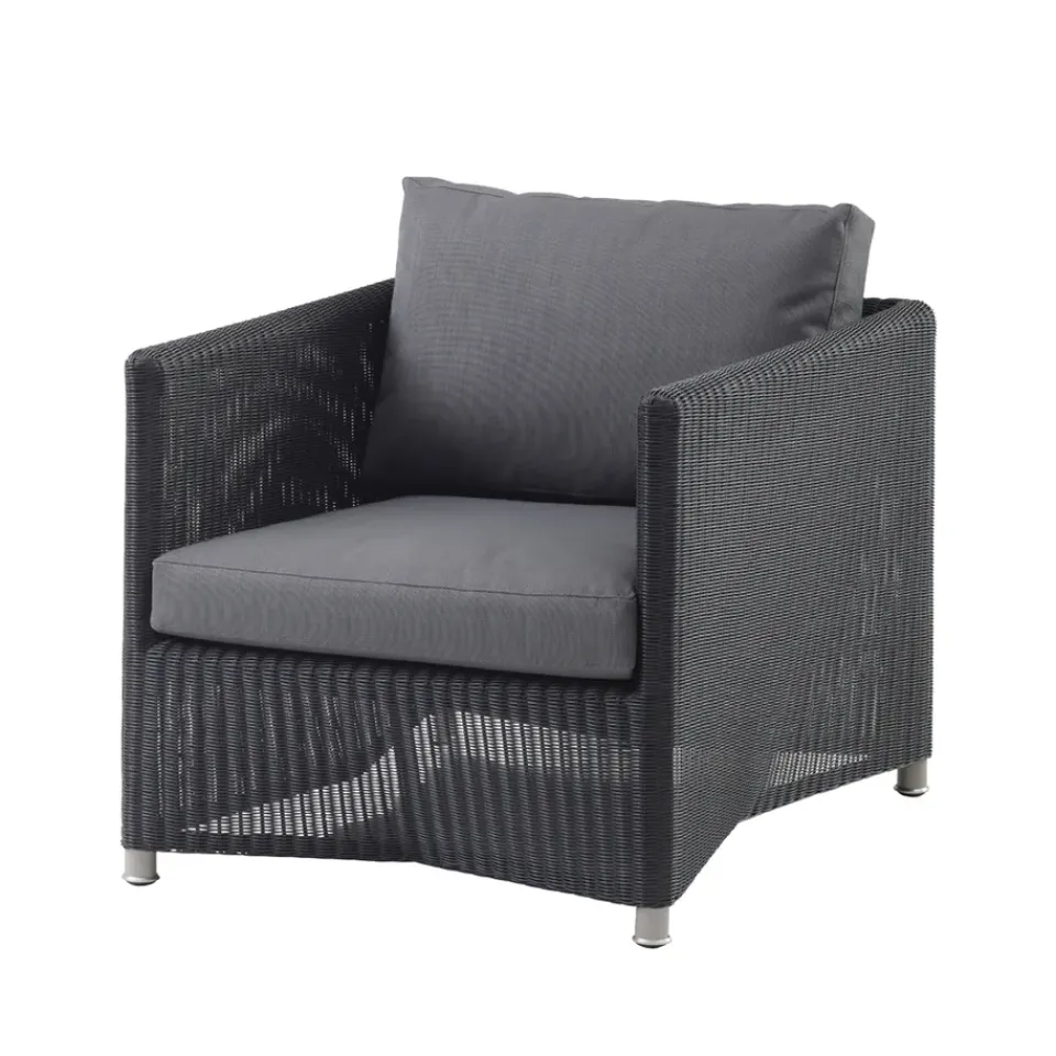 Butaca Lounge Diamond weave, Natté graphite*Cane-line Clearance