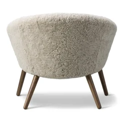 Butaca Lounge Ditzel de piel de oveja, Moonlight - walnut*Fredericia Furniture Best