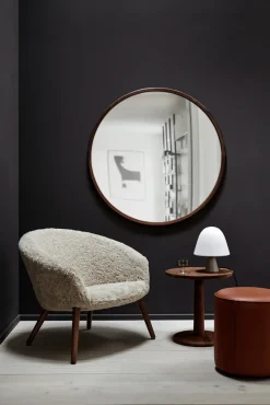 Butaca Lounge Ditzel de piel de oveja, Moonlight - walnut*Fredericia Furniture Best