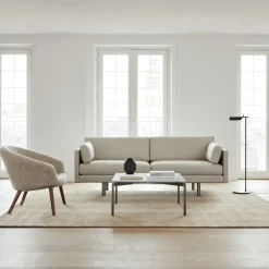 Butaca Lounge Ditzel de piel de oveja, Moonlight - walnut*Fredericia Furniture Best
