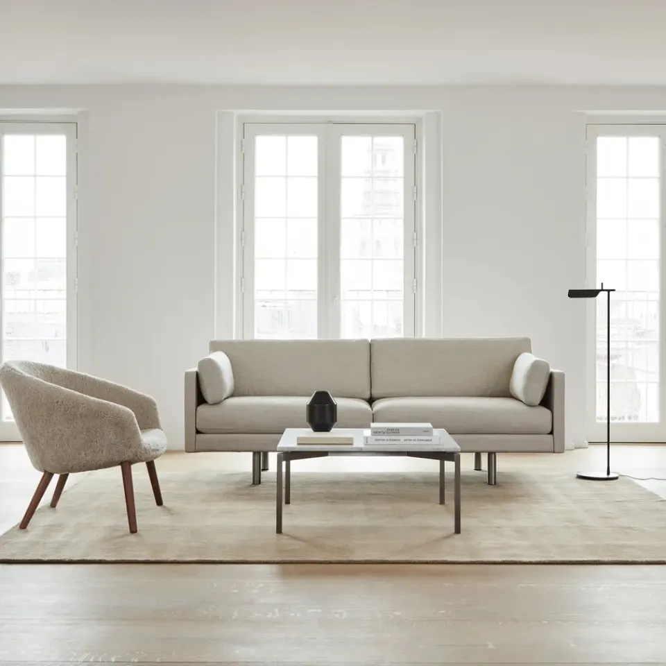 Butaca Lounge Ditzel de piel de oveja, Moonlight - walnut*Fredericia Furniture Best