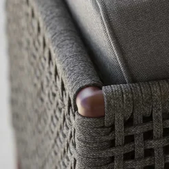 Butaca Lounge Encore, airtouch lava grey/dark grey, incl. cojines*Cane-line Outlet