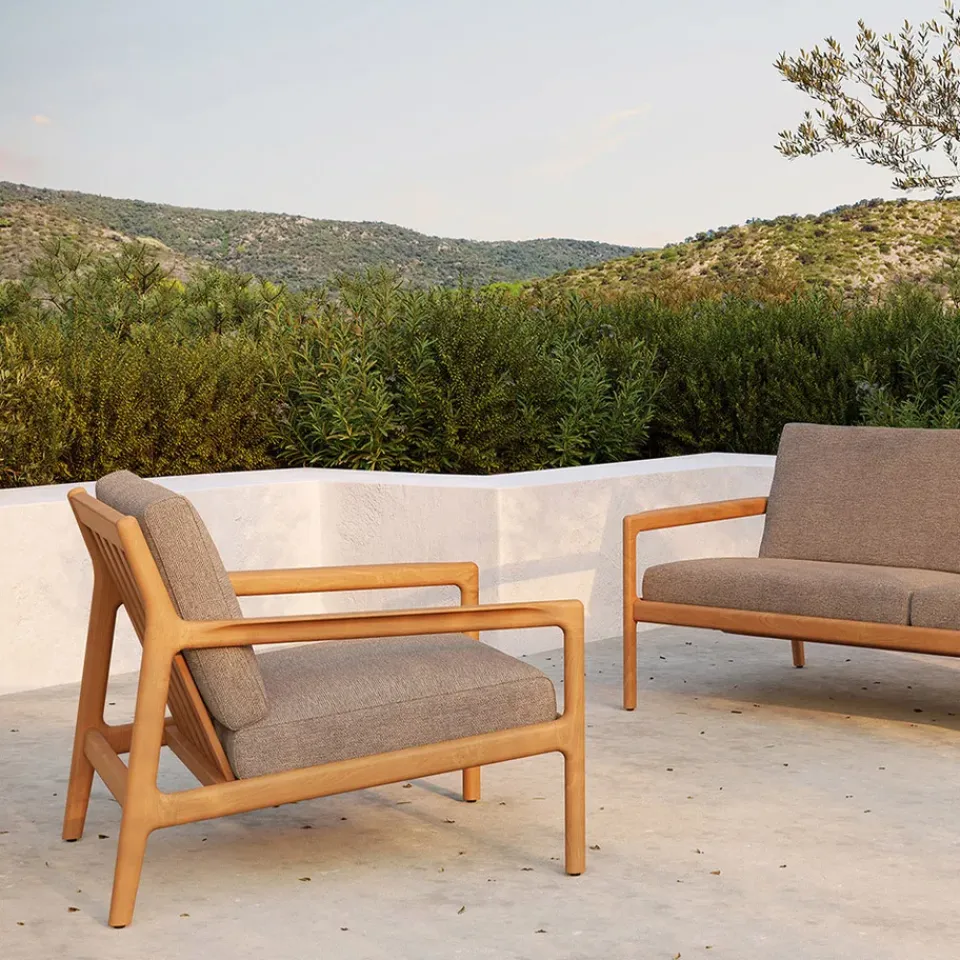 Butaca Lounge Jack outdoor teak, Mocha*Ethnicraft Discount