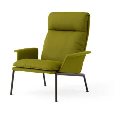 Butaca lounge Muno LN17 High back, Warm black-Vidar 0956*&Tradition Hot