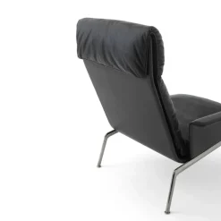 Butaca lounge Muno LN17 High back, Dark chrome-Black*&Tradition New