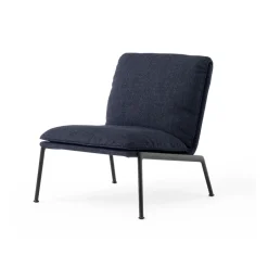 Butaca lounge Muno LN18, Warm black-Ecriture 0780*&Tradition New