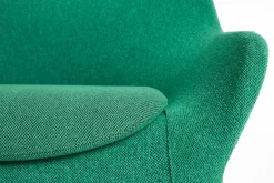 Butaca Lounge O2 Lounge Chair, Soft green-acero lacado negro*HAY Online