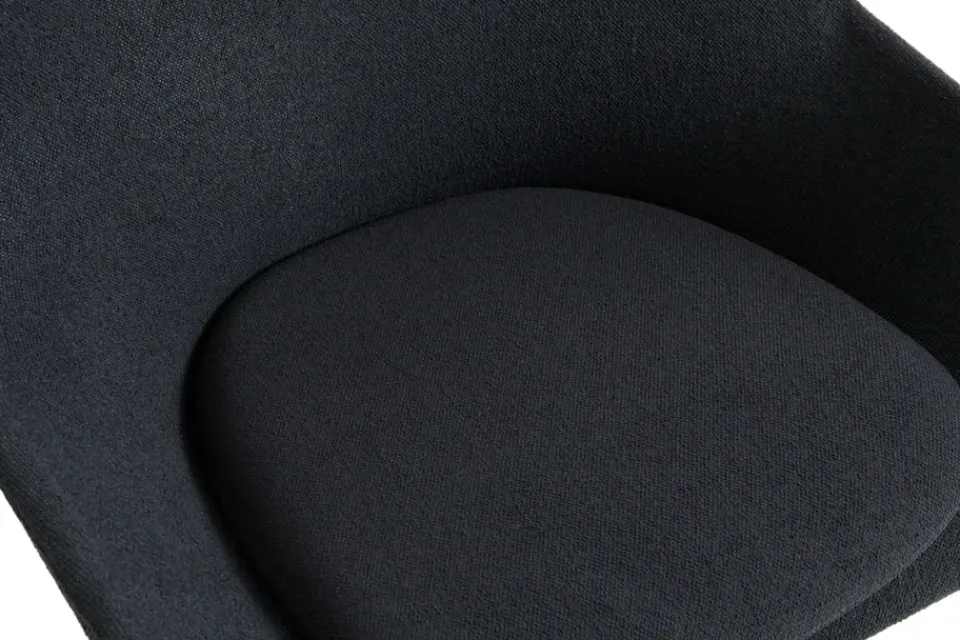 Butaca Lounge O2 Lounge Chair, Soft black-acero lacado*HAY Hot