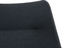 Butaca Lounge O2 Lounge Chair, Soft black-acero lacado*HAY Hot