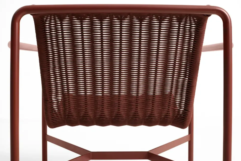 Butaca Lounge Palissade Cord Low, Iron red*HAY Discount
