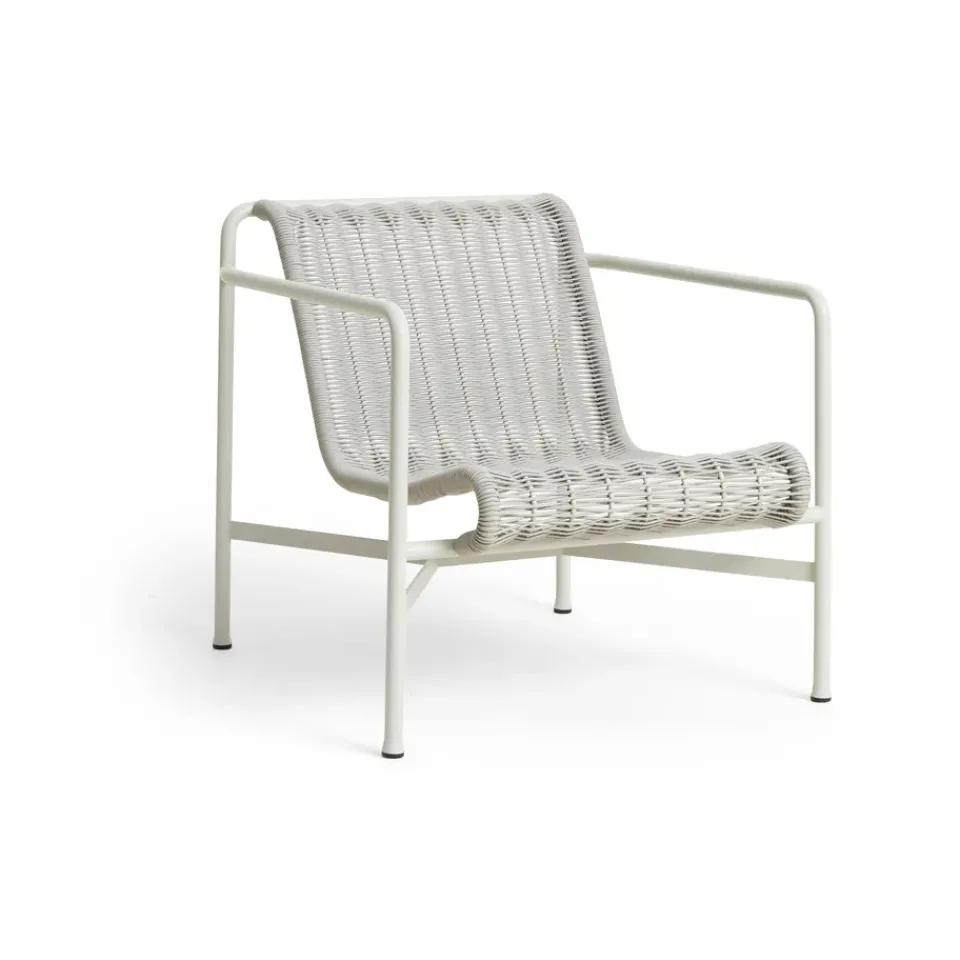 Butaca Lounge Palissade Cord Low, Sky grey*HAY