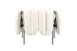 Butaca Lounge Puffy, Natural-acero inoxidable*Hem Hot