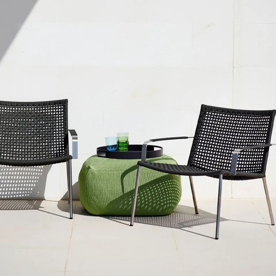 Butaca Lounge Straw, Anthracite*Cane-line New