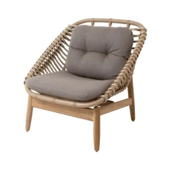 Butaca Lounge String, Airtouch taupe-teak*Cane-line Best