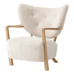 Butaca Lounge Wulff Lounge Chair ATD2, roble aceitado-Moonlight*&Tradition Hot