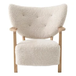 Butaca Lounge Wulff Lounge Chair ATD2, roble aceitado-Moonlight*&Tradition Hot
